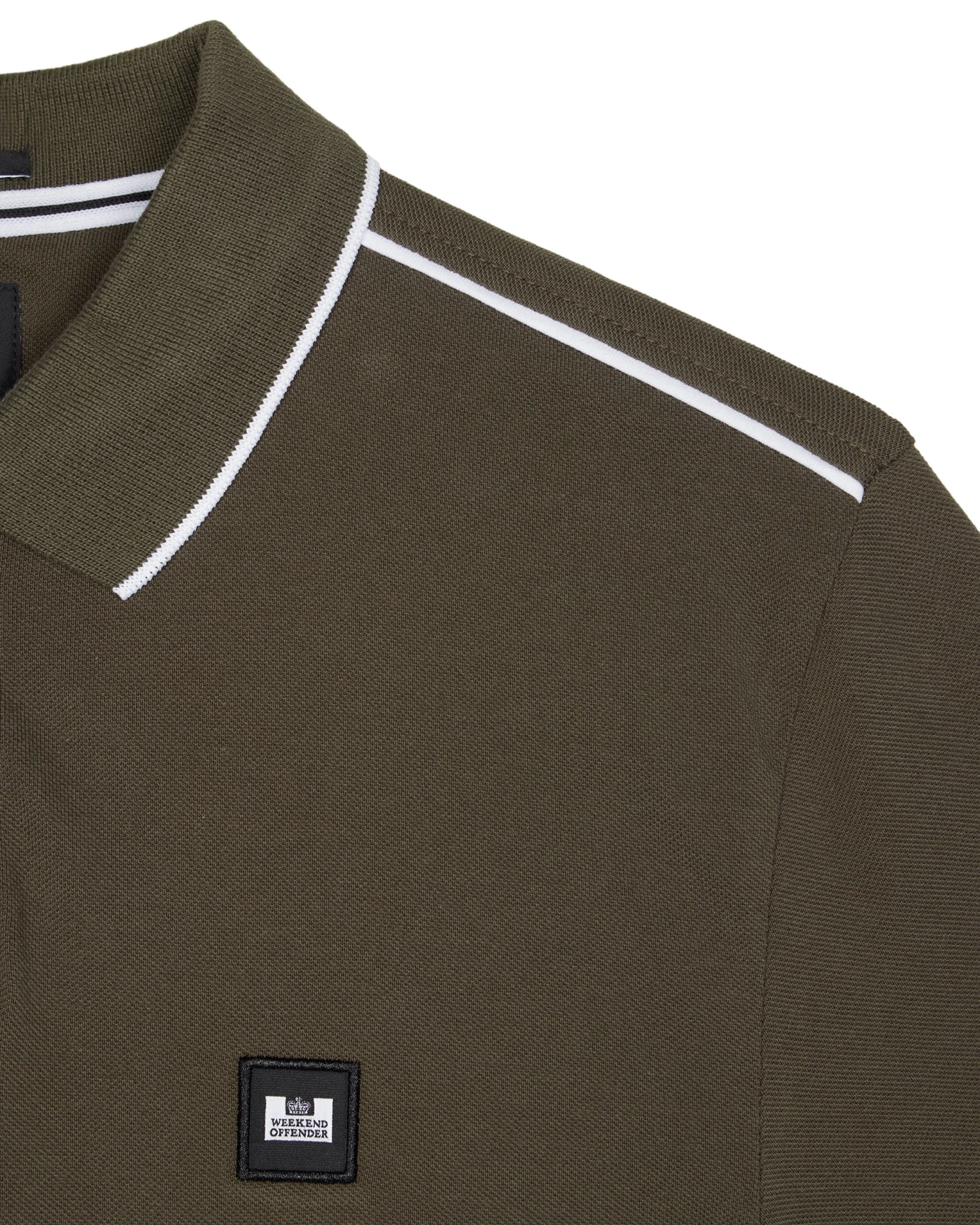 Weekend Offender Astola Polo Shirt Castle Green 7 Weekend Offender Astola Polo Shirt Castle Green - Image 7