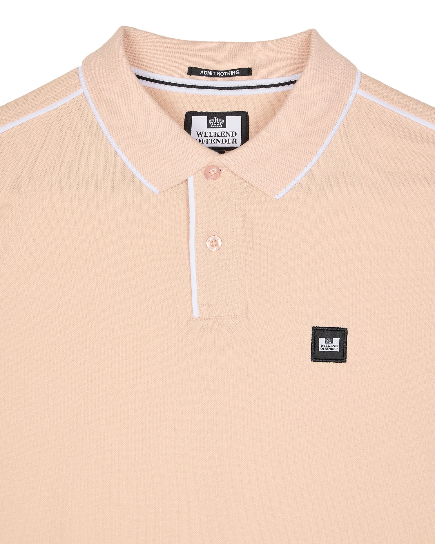 Weekend Offender Astola Polo Shirt Nectar Pink 6 Weekend Offender Astola Polo Shirt Nectar Pink - Image 6