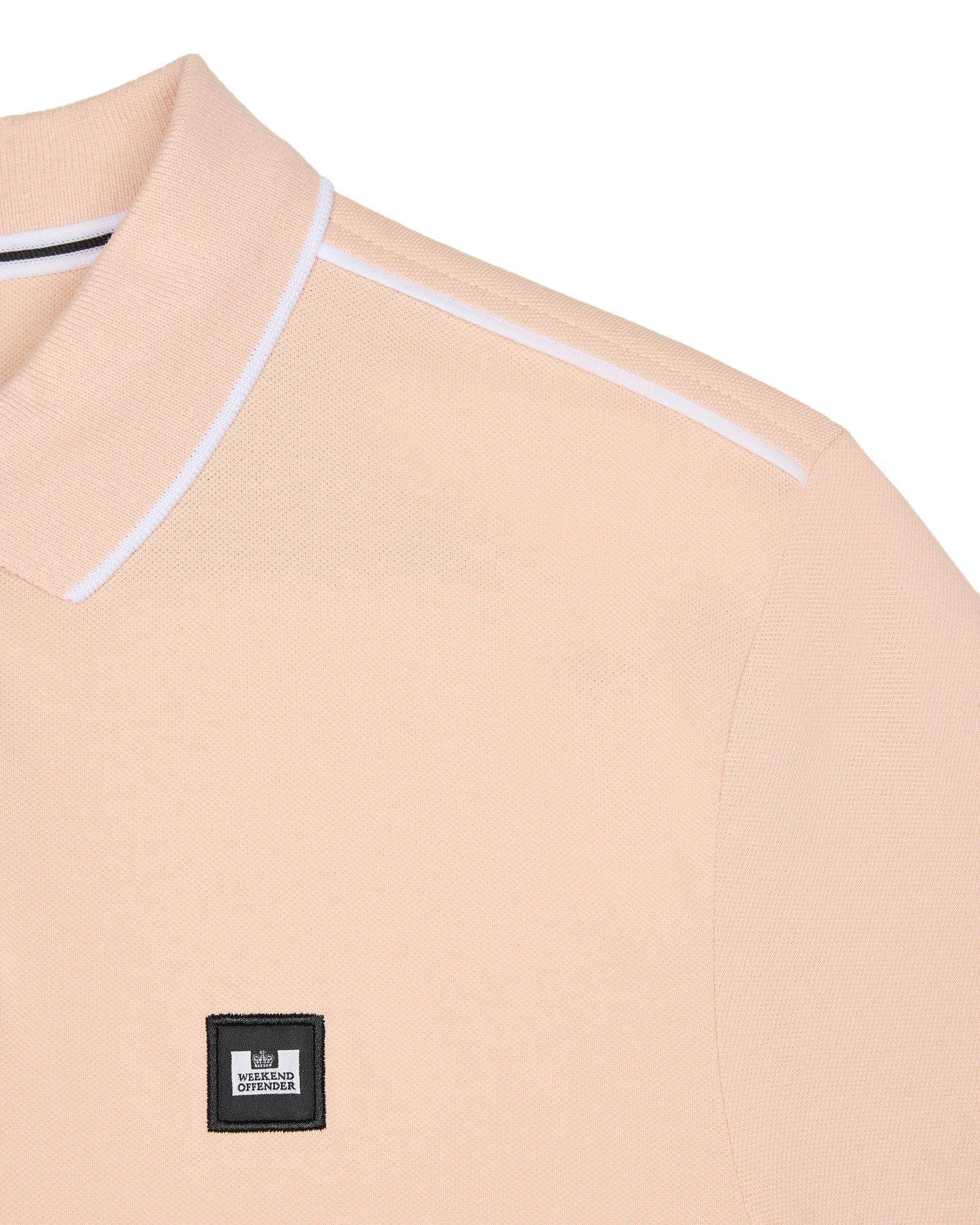 Weekend Offender Astola Polo Shirt Nectar Pink 7 Weekend Offender Astola Polo Shirt Nectar Pink - Image 7
