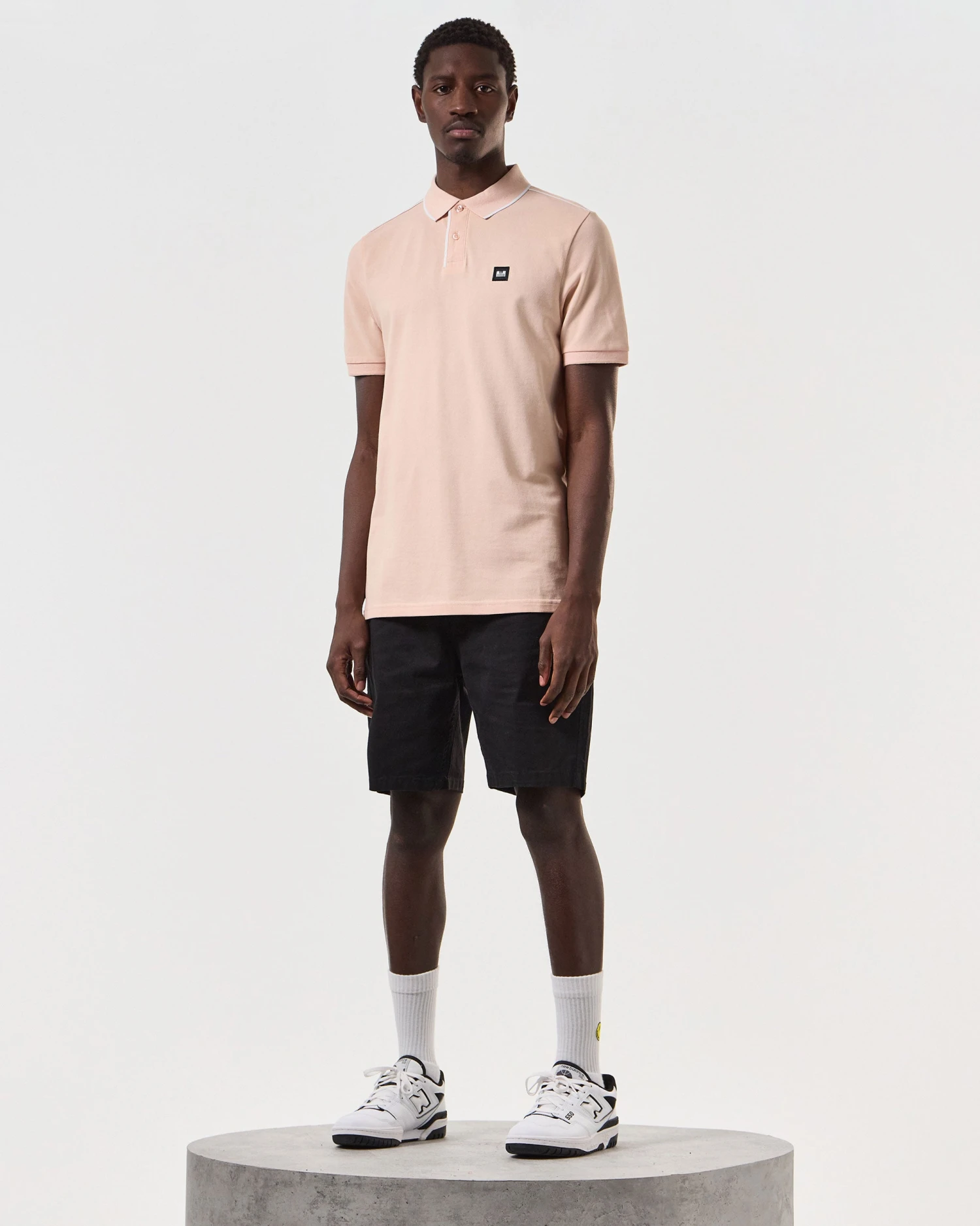 Weekend Offender Astola Polo Shirt Nectar Pink 2 Weekend Offender Astola Polo Shirt Nectar Pink - Image 2
