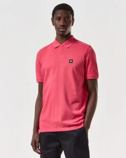 Weekend Offender Brant Polo Shirt Anthurium Pink -Clothing Shop POSS2403 BRANT ANTHURIUM 6727