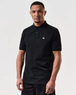 Weekend Offender Brant Polo Shirt Black 8 Weekend Offender Brant Polo Shirt Black -Clothing Shop POSS2403 BRANT BLACK 7367