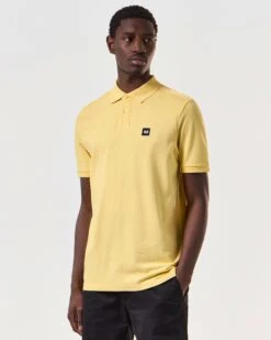 Weekend Offender Brant Polo Shirt Butter Yellow -Clothing Shop POSS2403 BRANT BUTTER 6746