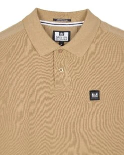Weekend Offender Brant Polo Shirt Cognac Brown -Clothing Shop POSS2403 BRANT COGNAC 11808