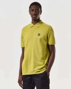 Weekend Offender Brant Polo Shirt Limeish Green -Clothing Shop POSS2403 BRANT LIMEISH 6733