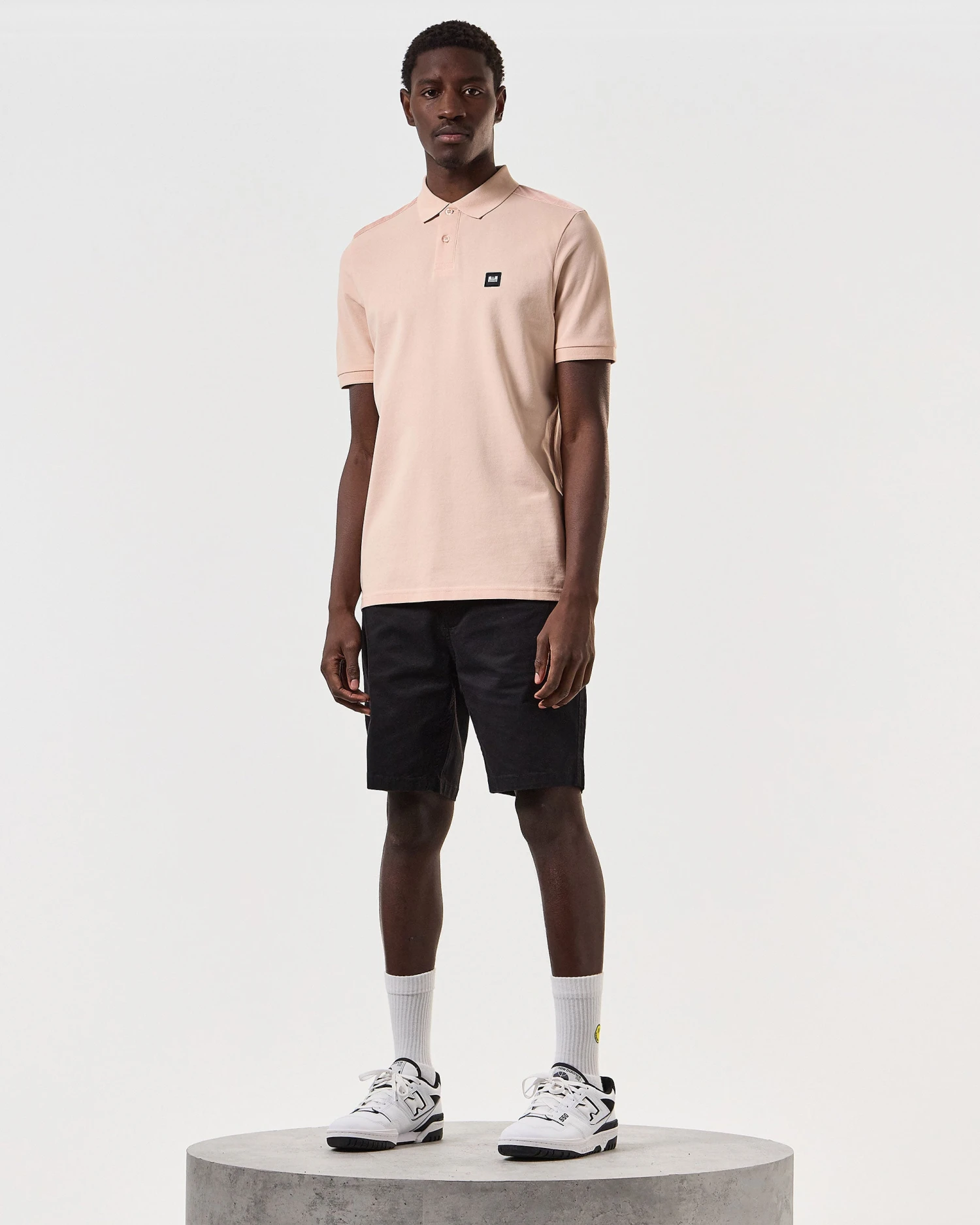 Weekend Offender Brant Polo Shirt Nectar Pink 2 Weekend Offender Brant Polo Shirt Nectar Pink - Image 2