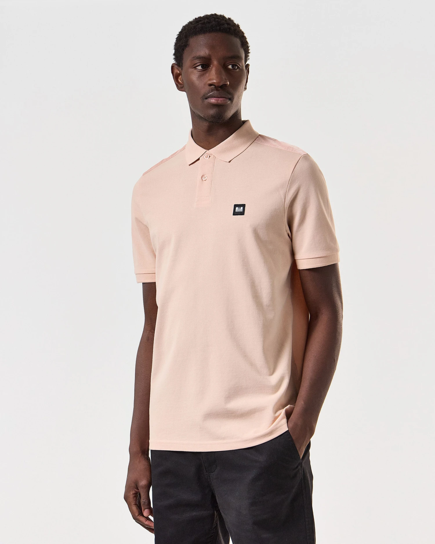 Weekend Offender Brant Polo Shirt Nectar Pink 3 Weekend Offender Brant Polo Shirt Nectar Pink - Image 3