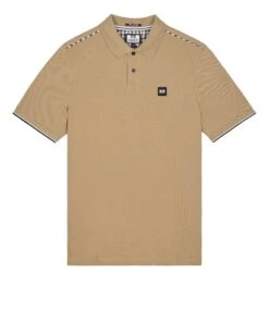 Weekend Offender Sakai Polo Shirt Cognac Brown