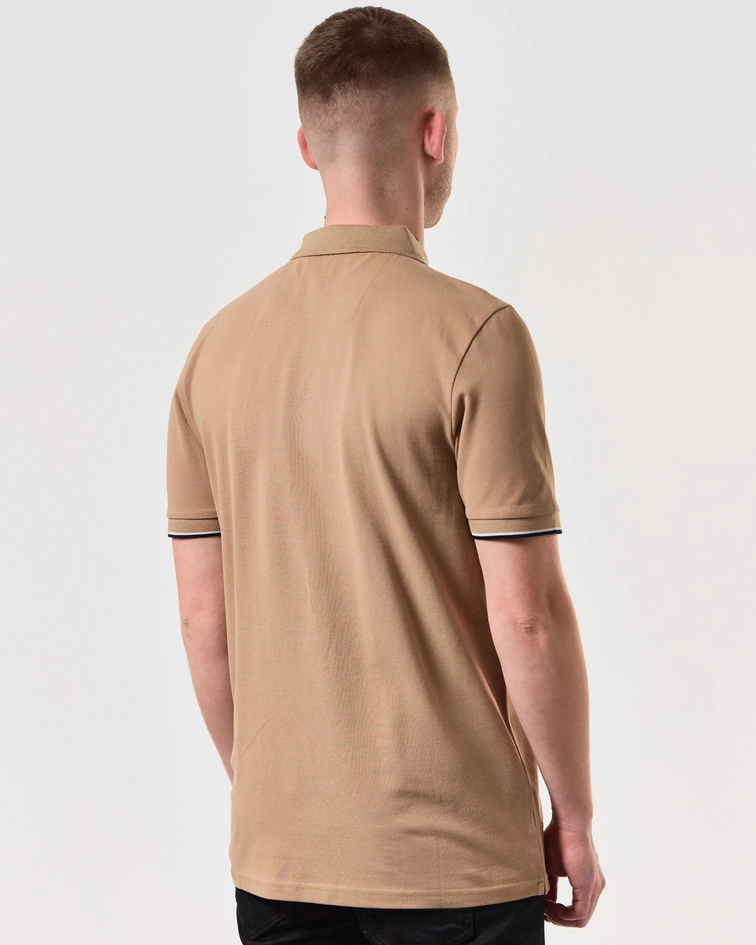 Weekend Offender Sakai Polo Shirt Cognac Brown 4 Weekend Offender Sakai Polo Shirt Cognac Brown - Image 4