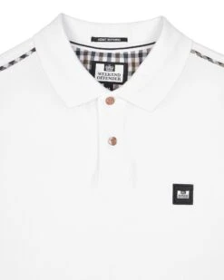 Weekend Offender Sakai Polo Shirt White -Clothing Shop POSS2406 SAKAI WHITE 10916