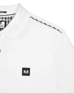 Weekend Offender Sakai Polo Shirt White -Clothing Shop POSS2406 SAKAI WHITE 10917