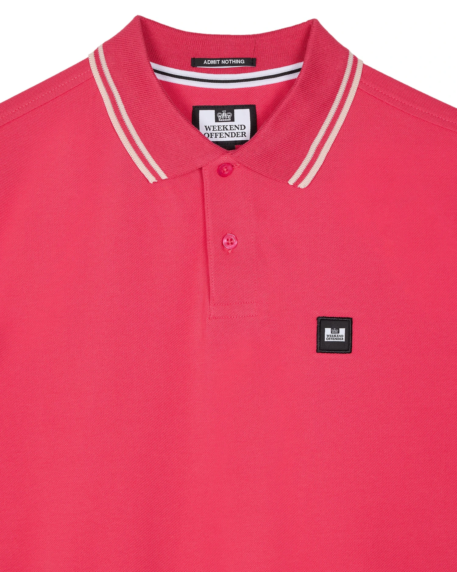 Weekend Offender Levanto Polo Shirt Anthurium Pink/Alabaster 6 Weekend Offender Levanto Polo Shirt Anthurium Pink/Alabaster - Image 6