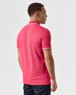 Weekend Offender Levanto Polo Shirt Anthurium Pink/Alabaster 11 Weekend Offender Levanto Polo Shirt Anthurium Pink/Alabaster -Clothing Shop POSS2408 LEVANTO ANTHURIUM 5092 MODEL