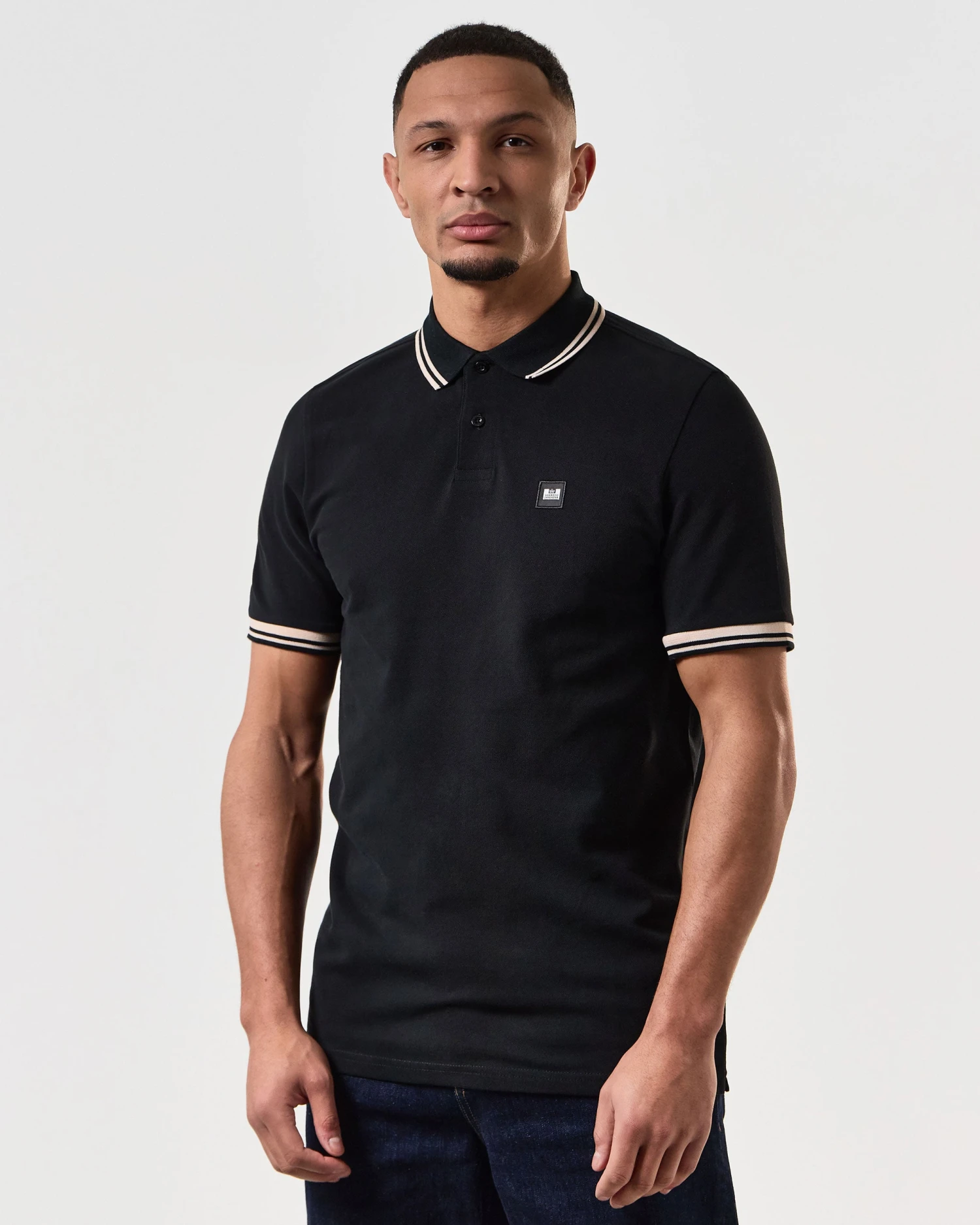 Weekend Offender Levanto Polo Shirt Black/Alabaster 3 Weekend Offender Levanto Polo Shirt Black/Alabaster - Image 3