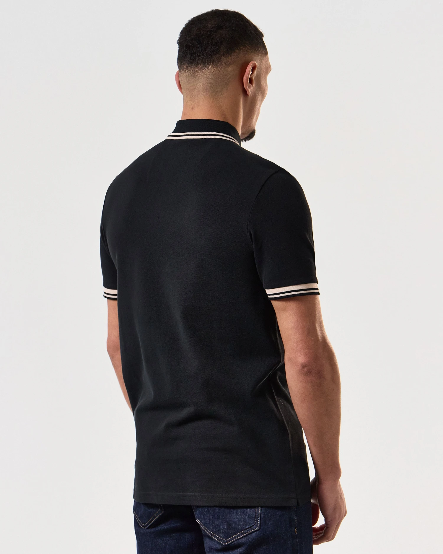 Weekend Offender Levanto Polo Shirt Black/Alabaster 5 Weekend Offender Levanto Polo Shirt Black/Alabaster - Image 5