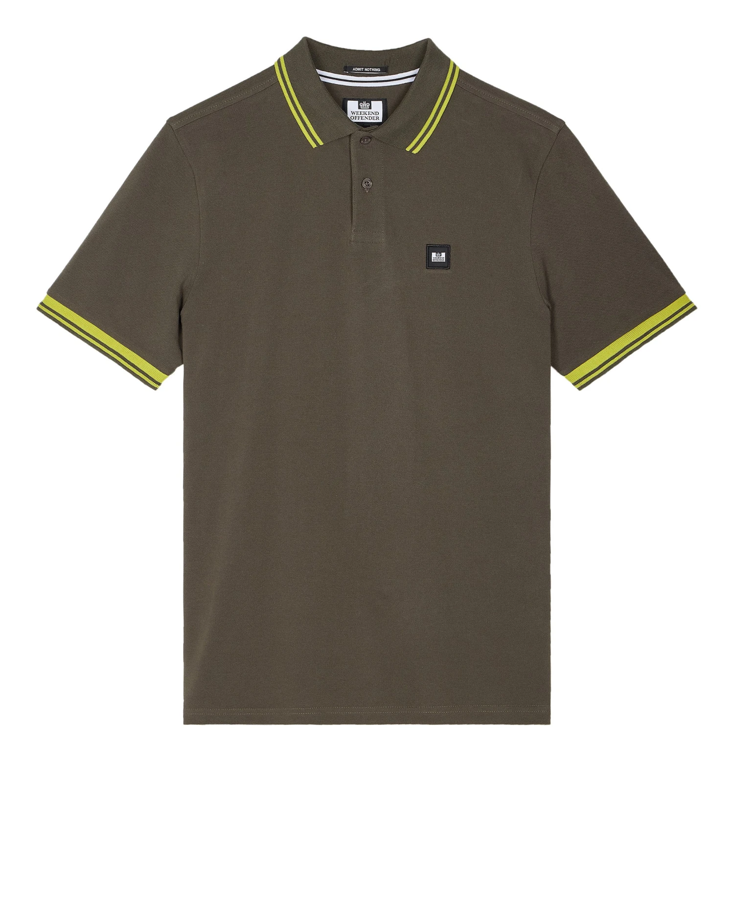 Weekend Offender Levanto Polo Shirt Castle Green/Limeish Green 1 Weekend Offender Levanto Polo Shirt Castle Green/Limeish Green