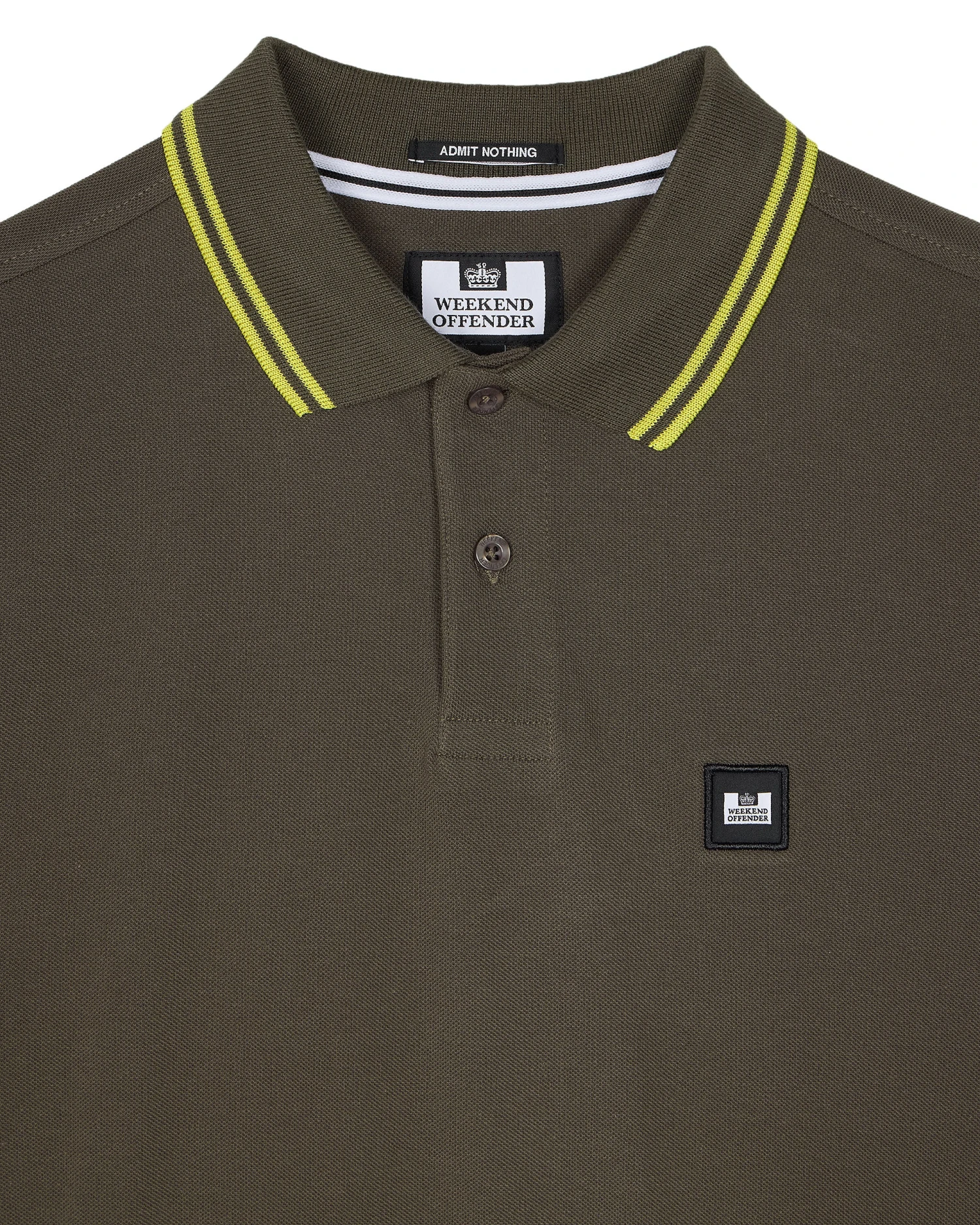 Weekend Offender Levanto Polo Shirt Castle Green/Limeish Green 6 Weekend Offender Levanto Polo Shirt Castle Green/Limeish Green - Image 6