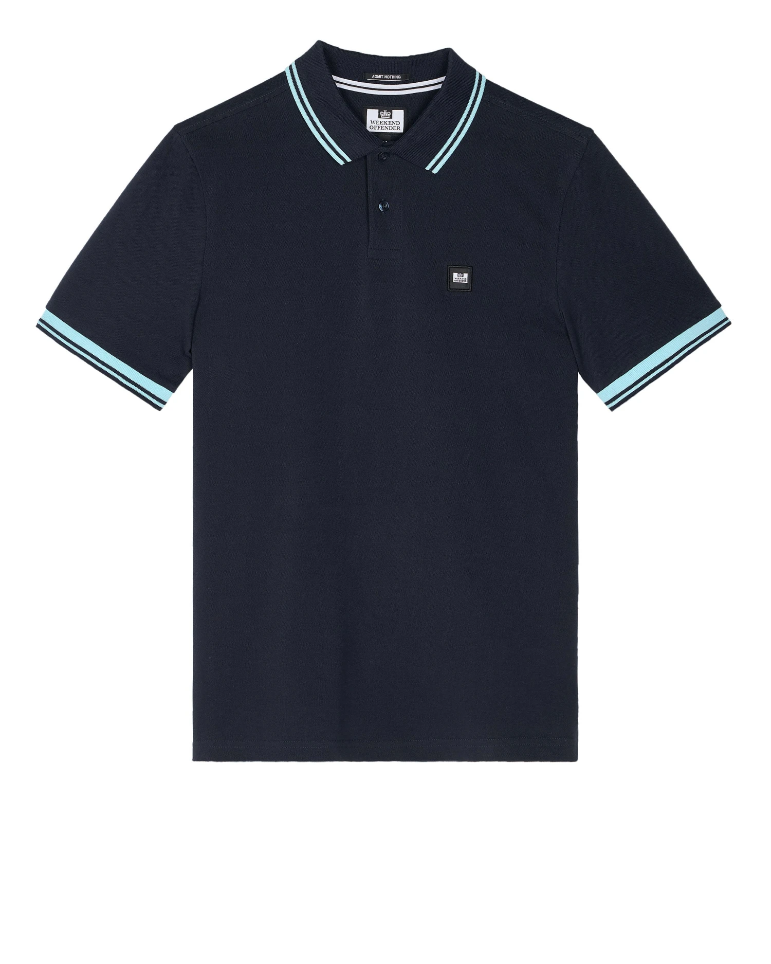 Weekend Offender Levanto Polo Shirt Navy/Saltwater Blue 1 Weekend Offender Levanto Polo Shirt Navy/Saltwater Blue