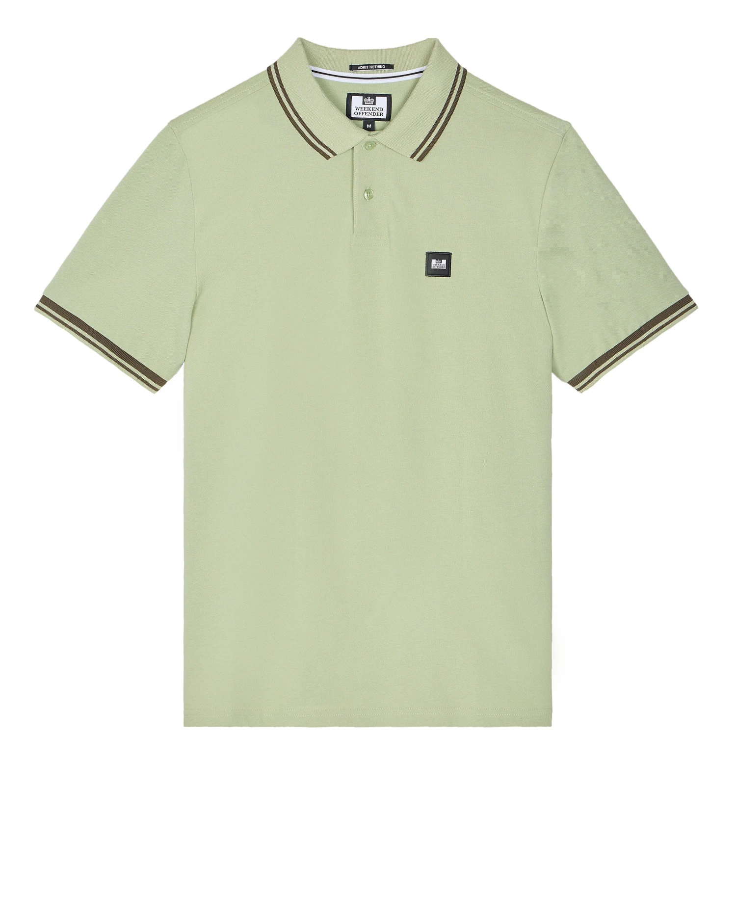 Weekend Offender Levanto Polo Shirt Pale Moss Green/Castle Green 1 Weekend Offender Levanto Polo Shirt Pale Moss Green/Castle Green