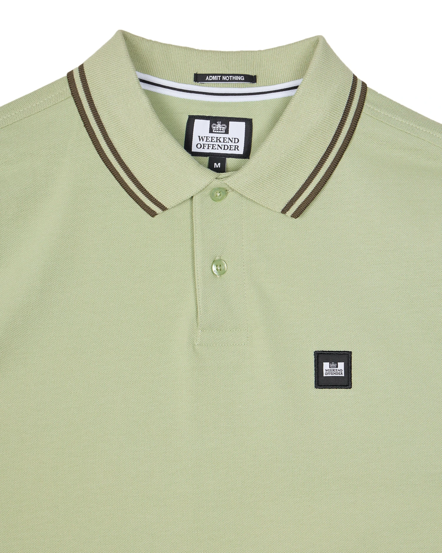 Weekend Offender Levanto Polo Shirt Pale Moss Green/Castle Green 7 Weekend Offender Levanto Polo Shirt Pale Moss Green/Castle Green - Image 7