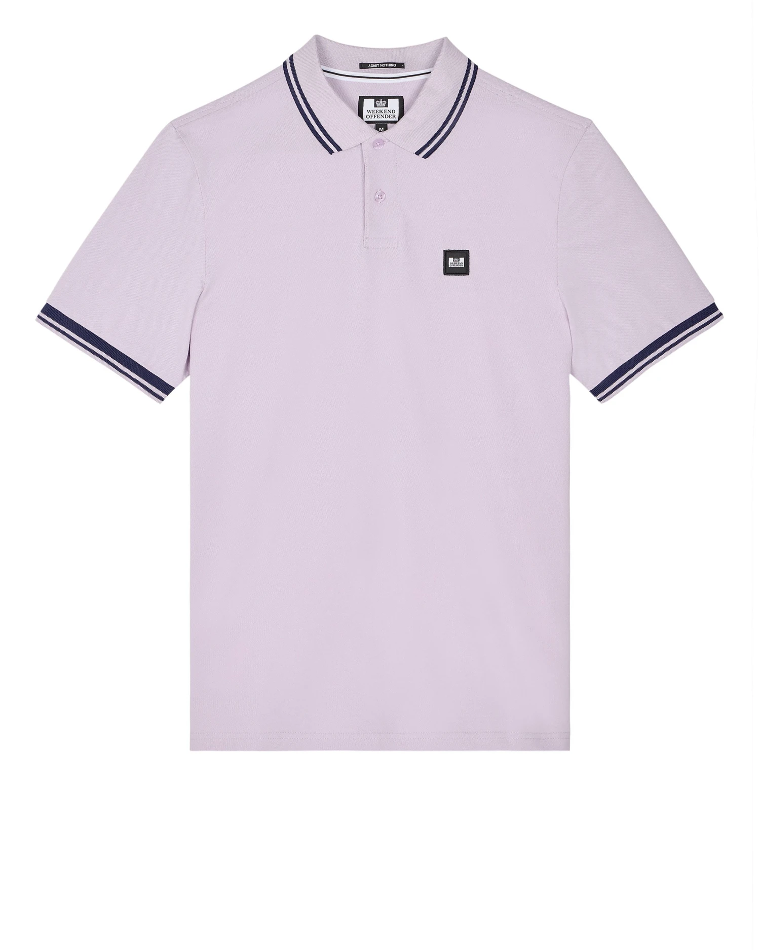 Weekend Offender Levanto Polo Shirt Periwinkle/Bright Navy 1 Weekend Offender Levanto Polo Shirt Periwinkle/Bright Navy