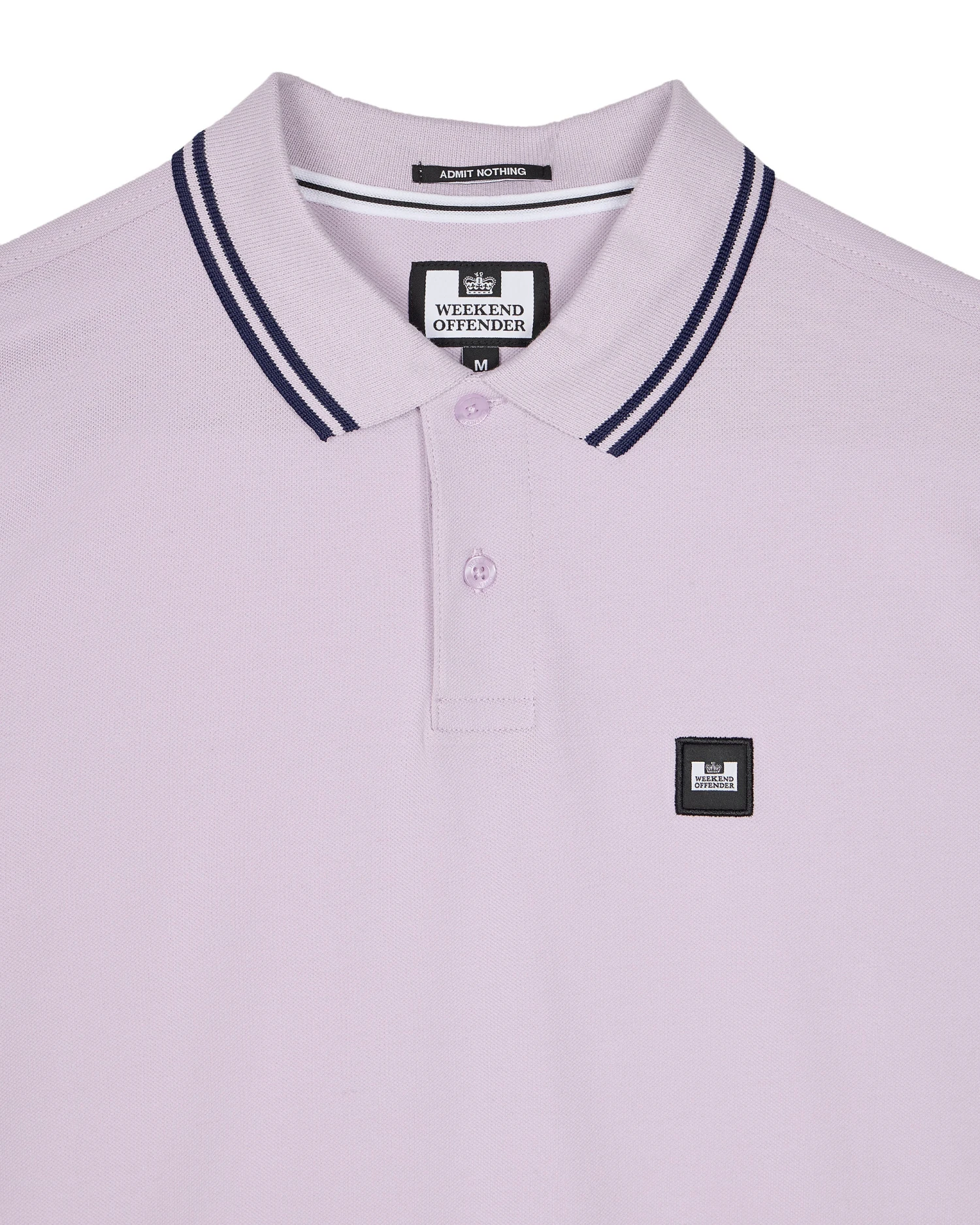 Weekend Offender Levanto Polo Shirt Periwinkle/Bright Navy 7 Weekend Offender Levanto Polo Shirt Periwinkle/Bright Navy - Image 7