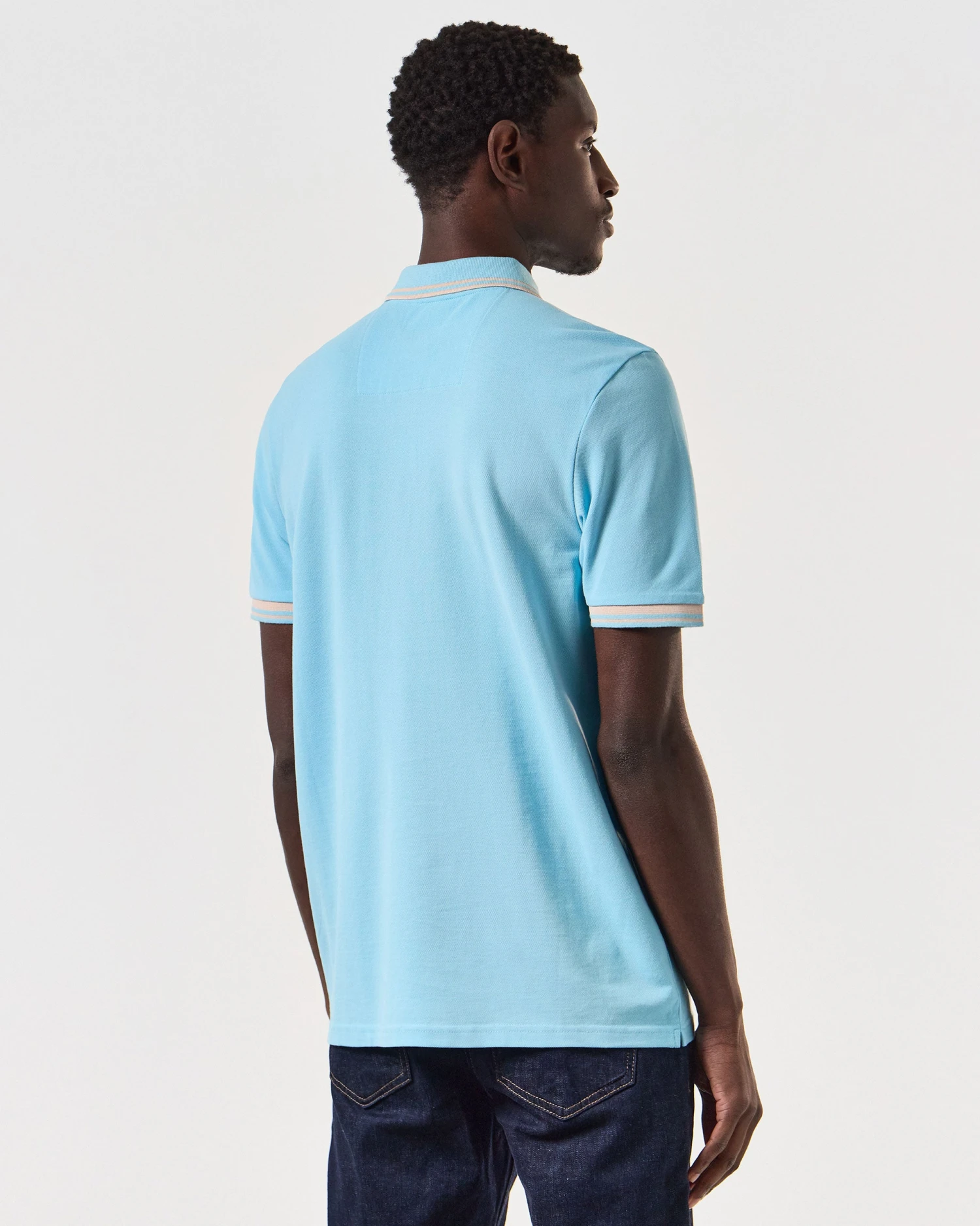 Weekend Offender Levanto Polo Shirt Saltwater Blue/Alabaster 5 Weekend Offender Levanto Polo Shirt Saltwater Blue/Alabaster - Image 5