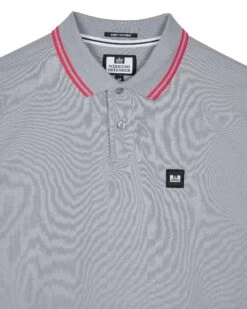 Weekend Offender Levanto Polo Shirt Smokey Grey/Anthurium Pink 10 Weekend Offender Levanto Polo Shirt Smokey Grey/Anthurium Pink -Clothing Shop POSS2408 LEVANTO SMOKEY 10669