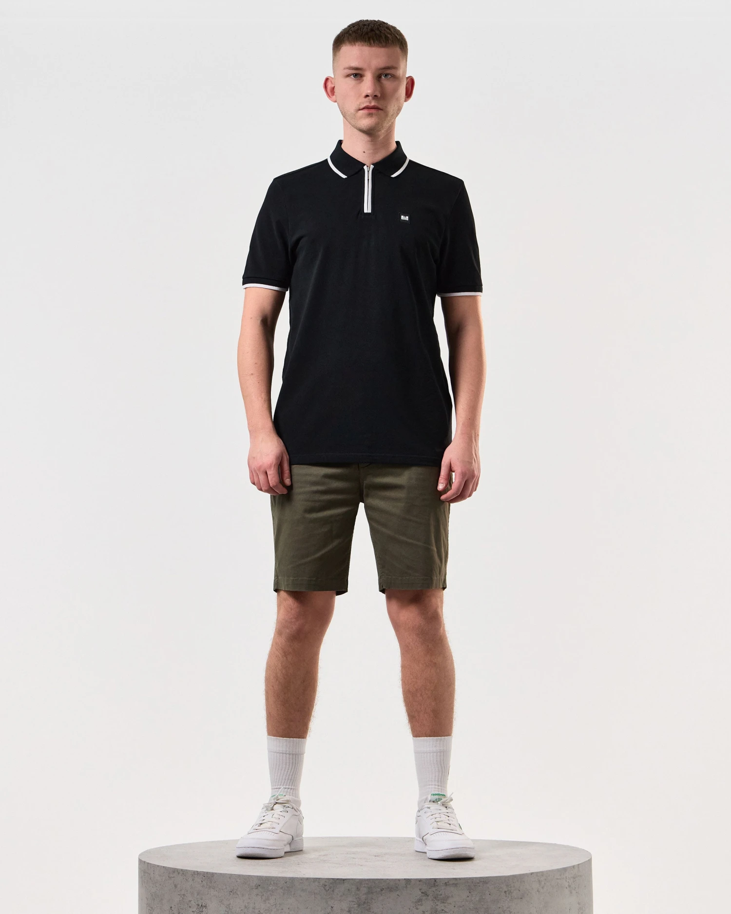 Weekend Offender Shore Polo Shirt Black 2 Weekend Offender Shore Polo Shirt Black - Image 2
