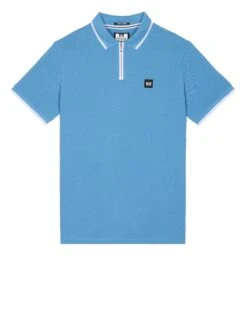 Weekend Offender Shore Polo Shirt Coastal Blue