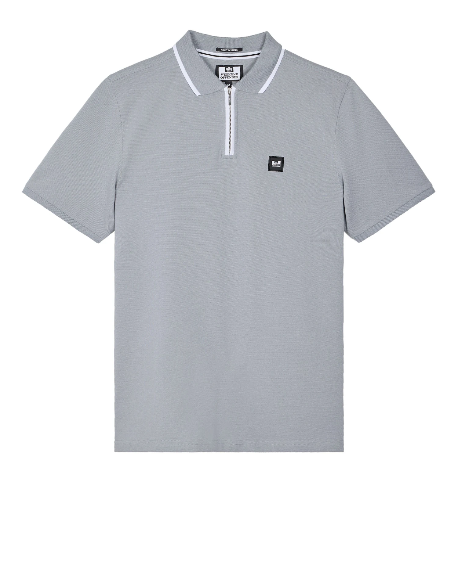 Weekend Offender Shore Polo Shirt Smokey Grey 1 Weekend Offender Shore Polo Shirt Smokey Grey