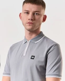 Weekend Offender Shore Polo Shirt Smokey Grey 10 Weekend Offender Shore Polo Shirt Smokey Grey -Clothing Shop POSS2410 SHORE SMOKEY 6150 MODEL