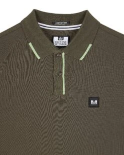 Weekend Offender Rivas Polo Shirt Castle Green/Pale Moss Green 10 Weekend Offender Rivas Polo Shirt Castle Green/Pale Moss Green -Clothing Shop POSS2411 RIVAS CASTLE GREEN 10843