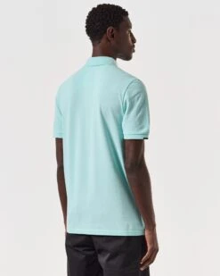 Weekend Offender Rivas Polo Shirt Celeste Green/Navy -Clothing Shop POSS2411 RIVAS CELESTE 6776