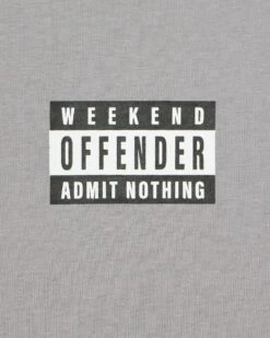 Weekend Offender Explicit Graphic T-Shirt Light Grey -Clothing Shop PTAW23 07 EXPLICIT LIGHT GREY 2080