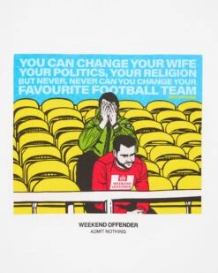 Weekend Offender Eric Graphic T-Shirt White -Clothing Shop PTAW2301 ERIC WHITE 6945