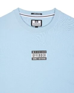 Weekend Offender Explicit Graphic T-Shirt Winter Sky Blue -Clothing Shop PTAW2307 EXPLICIT WINTER SKY 6934