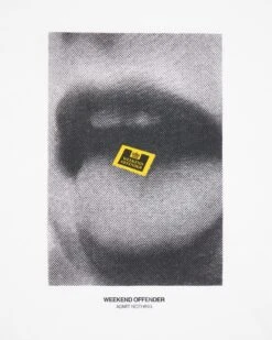 Weekend Offender Trip Graphic T-Shirt White -Clothing Shop PTAW2308 TRIP WHITE 6126