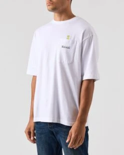 Weekend Offender Aciiid Oversized Graphic T-Shirt White -Clothing Shop PTAW2309 ACIIID WHITE 0313 MODEL