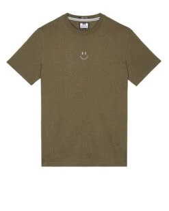 Weekend Offender Smile Graphic T-Shirt Dark Green