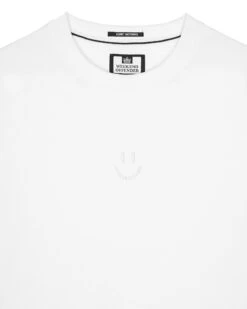 Weekend Offender Smile Graphic T-Shirt White -Clothing Shop PTAW2314 SMILE WHITE6349