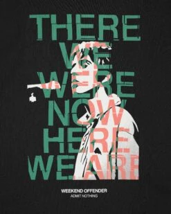 Weekend Offender Columbia Graphic T-Shirt Black -Clothing Shop PTAW2315 COLUMBIA BLACK 6205