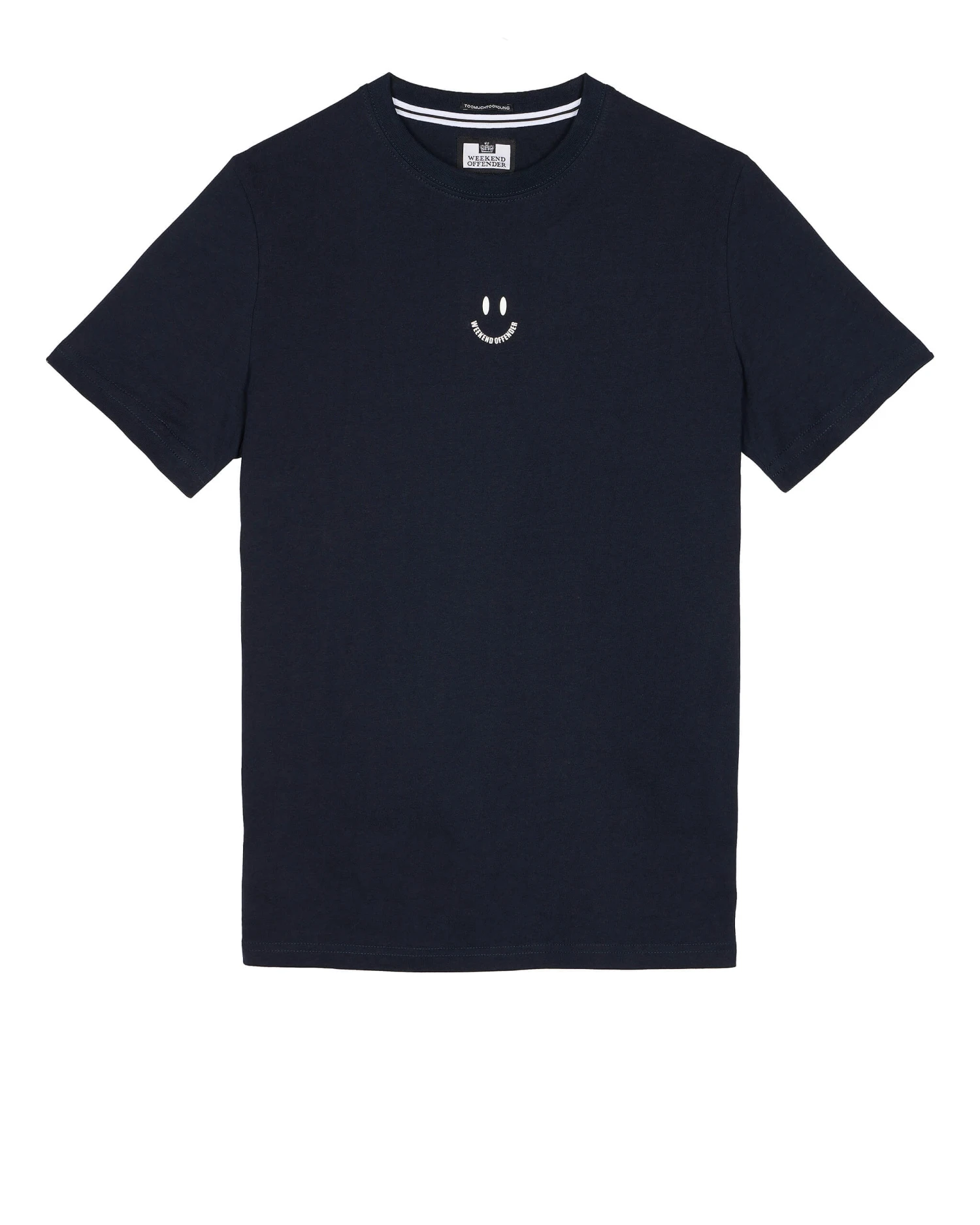 Weekend Offender Smile Graphic T-Shirt Navy