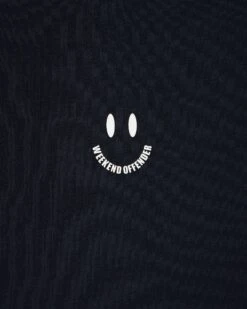 Weekend Offender Smile Graphic T-Shirt Navy -Clothing Shop PTSS23 11 SMILE NAVY 5538