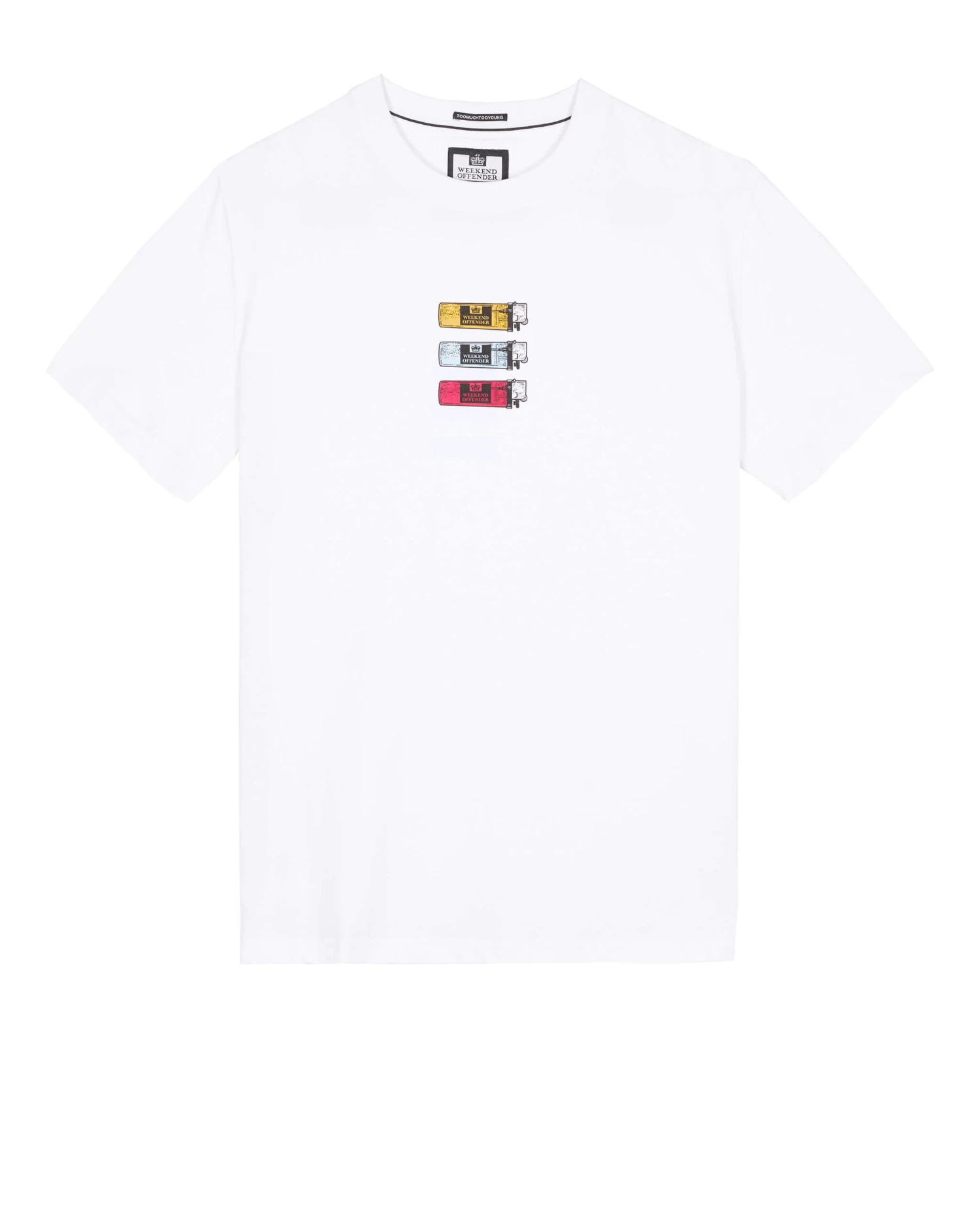 Weekend Offender Clipper Graphic T-Shirt White