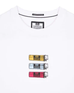 Weekend Offender Clipper Graphic T-Shirt White -Clothing Shop PTSS23 14 CLIPPER WHITE 3341