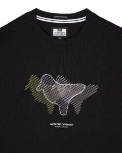 Weekend Offender Gabe Graphic T-Shirt Black 11 Weekend Offender Gabe Graphic T-Shirt Black -Clothing Shop PTSS2307 GABE BLACK 6326