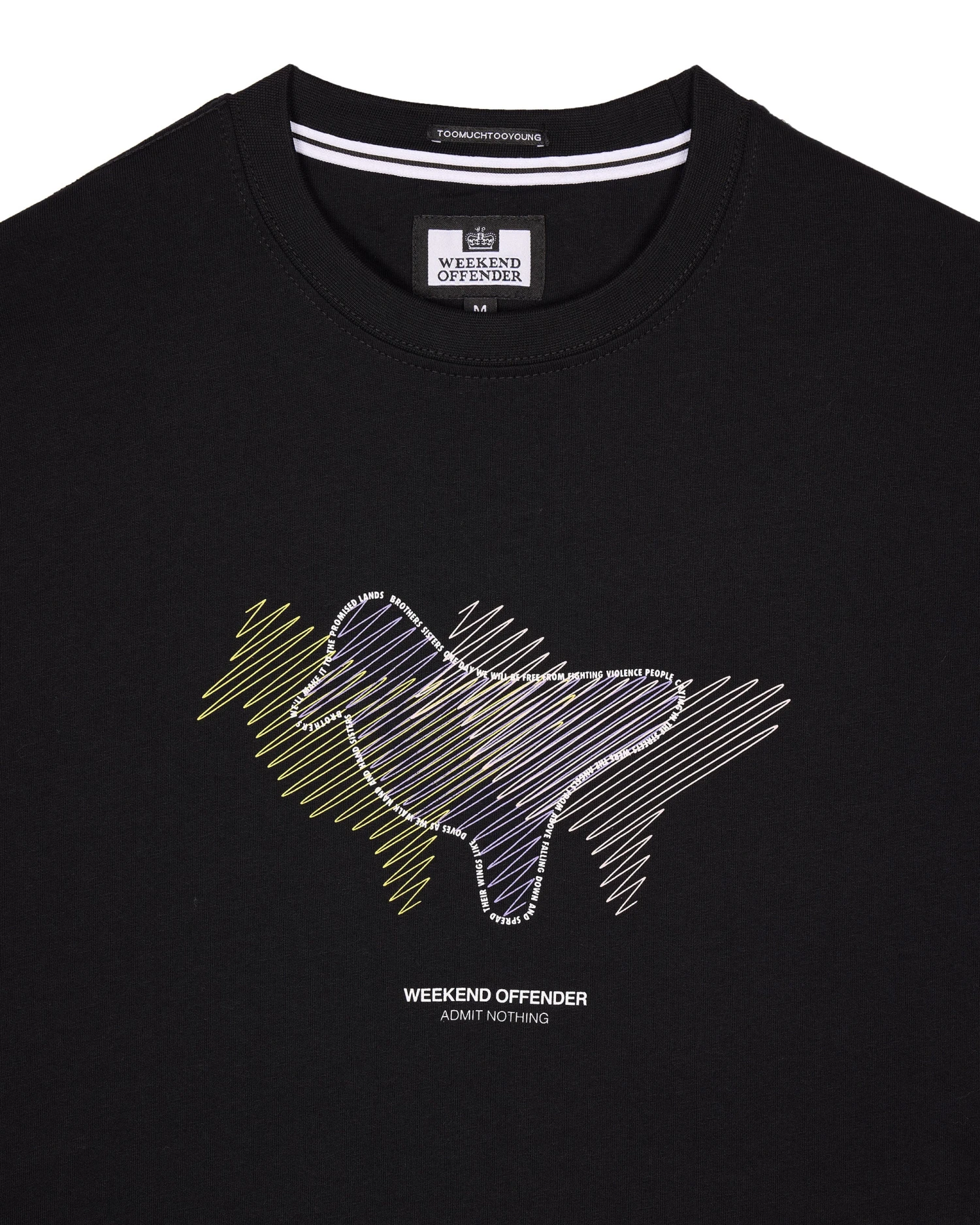 Weekend Offender Gabe Graphic T-Shirt Black 5 Weekend Offender Gabe Graphic T-Shirt Black - Image 5
