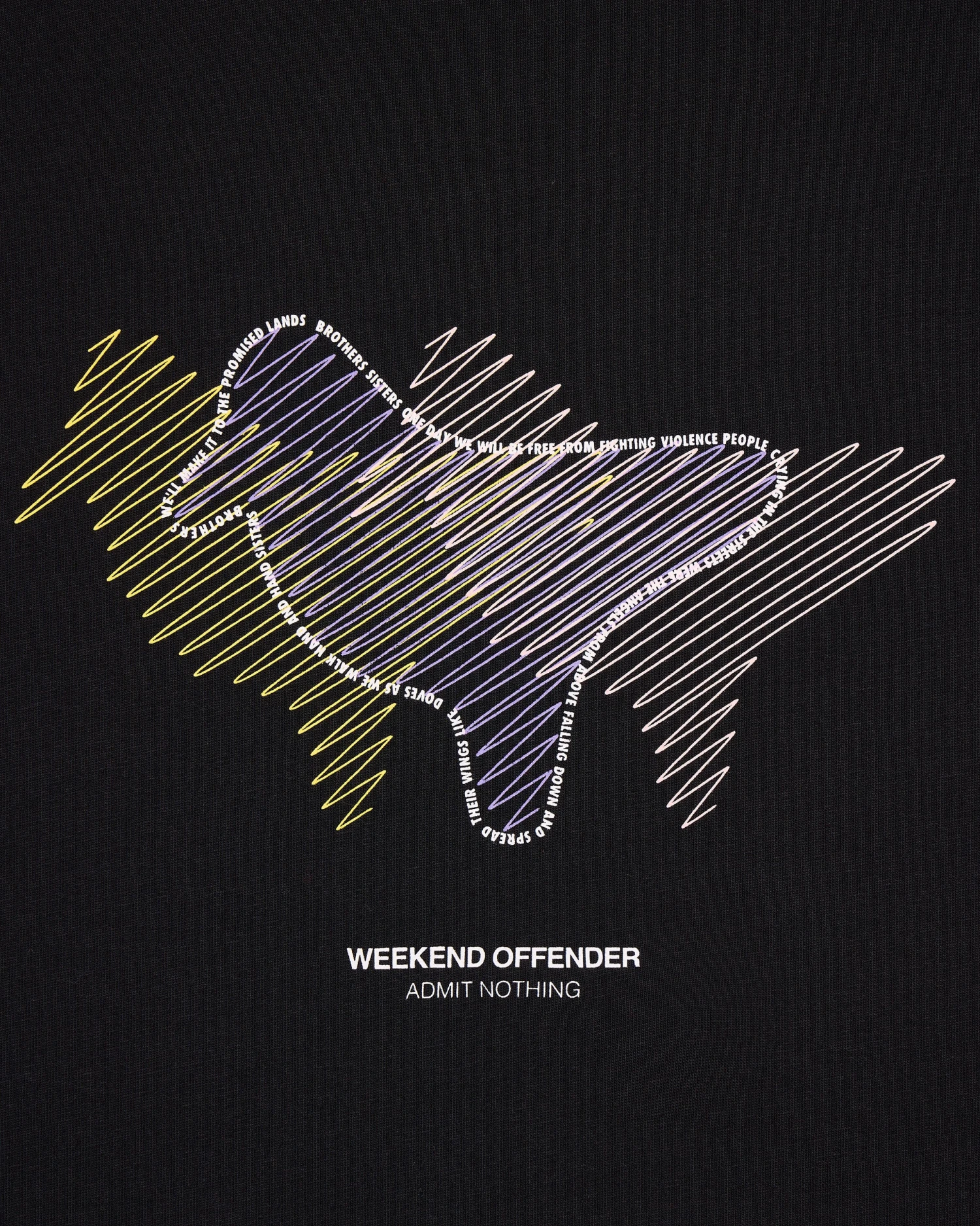 Weekend Offender Gabe Graphic T-Shirt Black 6 Weekend Offender Gabe Graphic T-Shirt Black - Image 6