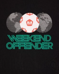 Weekend Offender Mexico Graphic T-Shirt Black -Clothing Shop PTSS2402 MEXICO BLACK 7199